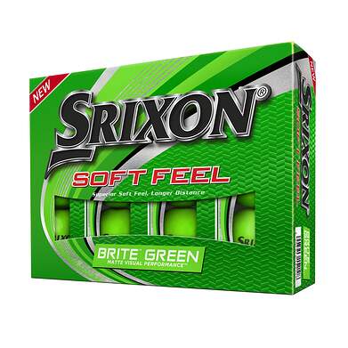 Srixon Soft Feel Brite Green 2 Golf Balls